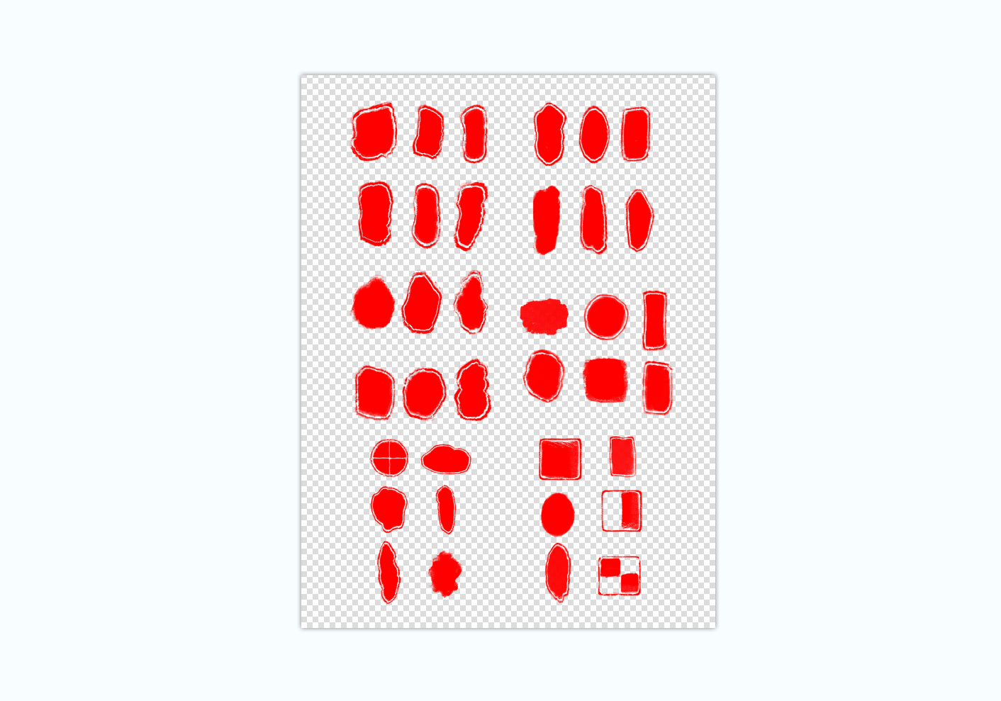 印章红色印章印章边框书法印章古典印章