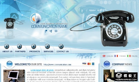 电话号码服务中心网页模板