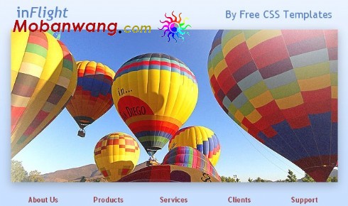 旅行博客网页模板