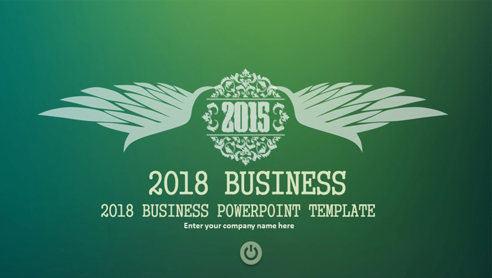 绿色商务汇报专业通用PPT模板