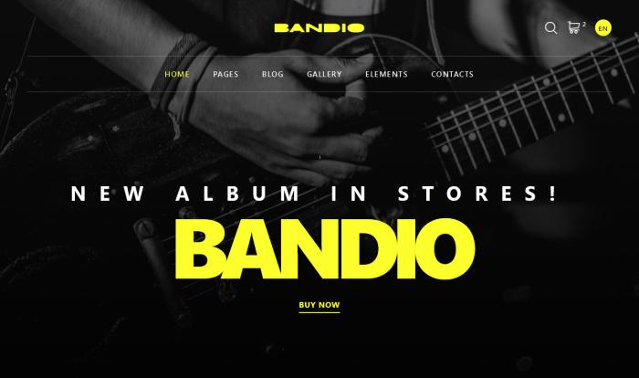 音乐巡演发布活动网站模板