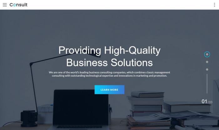 商业智汇精英网站模板