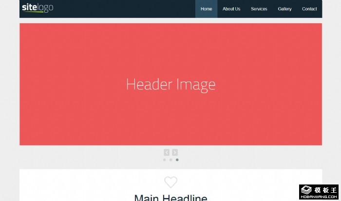多种信息排列网页模板