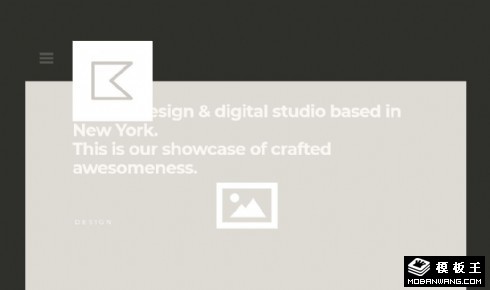 设计图文展示响应式网页模板