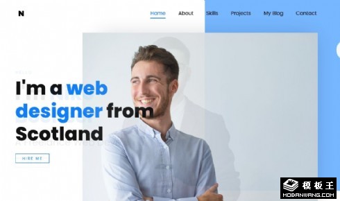 网络应用解决方案响应式网站模板