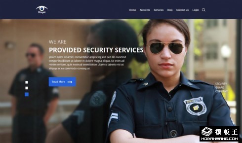 安保押运公司响应式网页模板