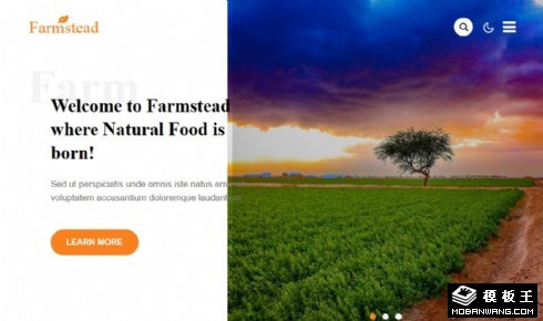 农业工程管理响应式网页模板