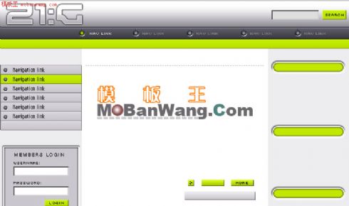 欧美企业风格网站模板