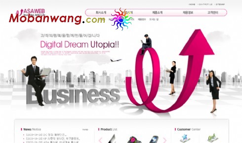 商务网络产品信息网页模板