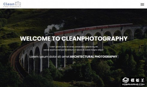 摄影艺术服务项目网页模板