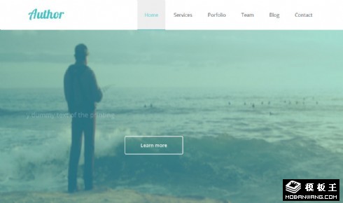 机构运营服务信息网页模板