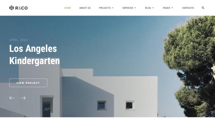 精英建筑设计服务展示官网模板