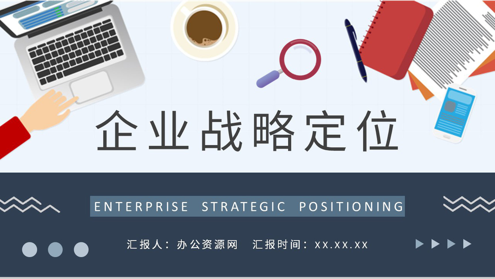 商业模式创新计划方案企业战略定位分析演讲PPT模板