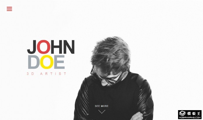 个人自由职业展示网页模板