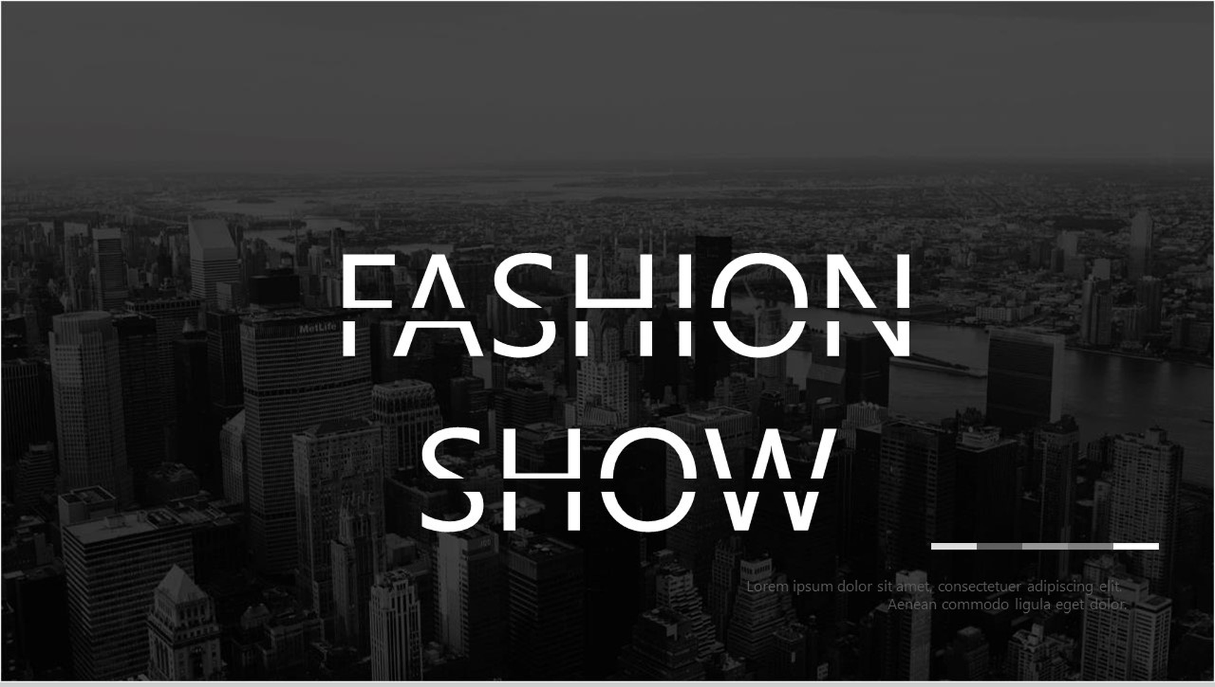 欧美时尚杂志风产品发布会PPT模板