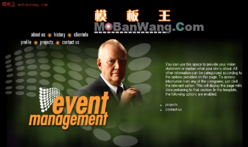 欧美深绿色网站模板