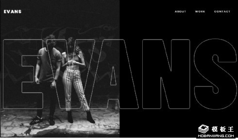 项目工作展示响应式网页模板