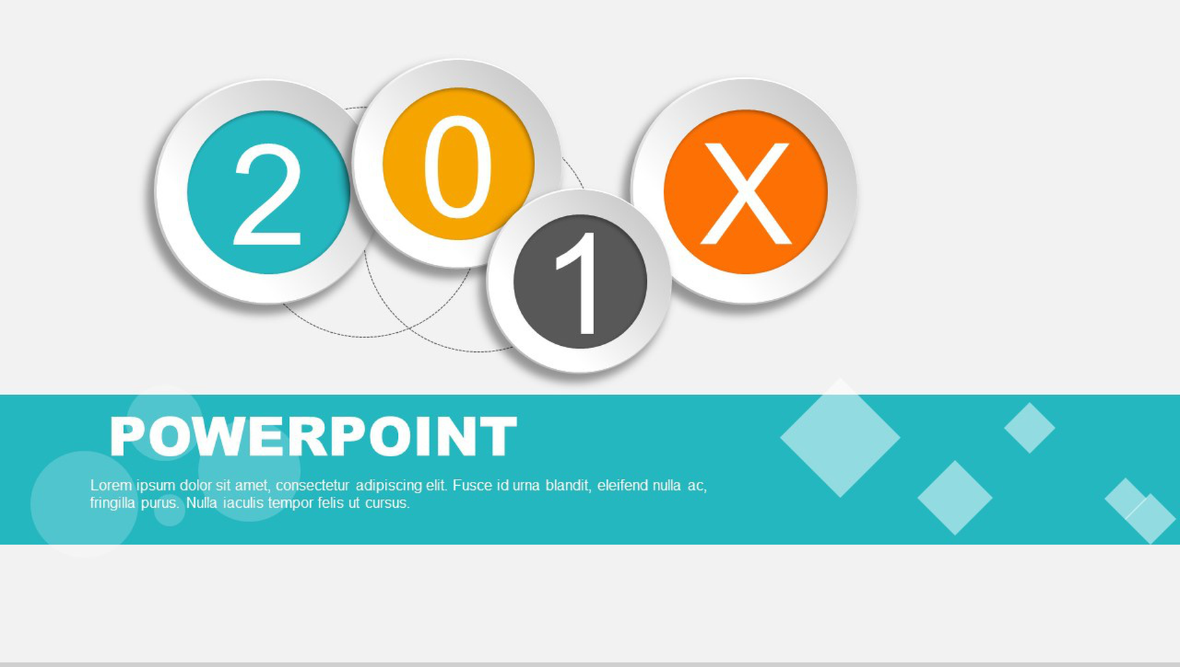欧美商务年终总结工作汇报PPT模板