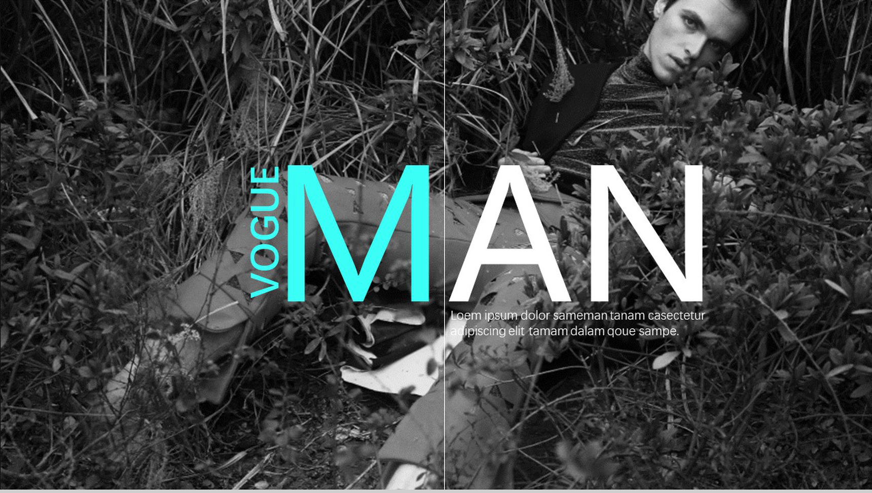 欧美大气时尚杂志风品牌策划PPT模板