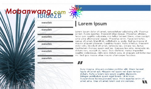 简单介绍信息网页模板