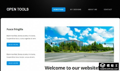 开源软件动态网页模板