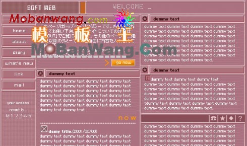 信息收集个人网页模板