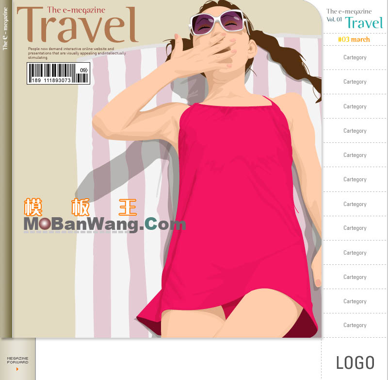 欧美某旅游公司网站模板