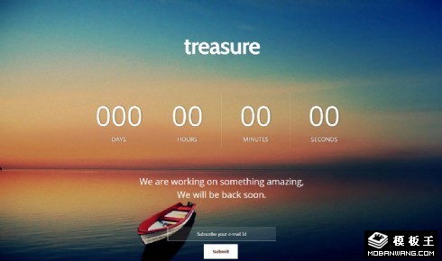 寻舟倒计时响应式网页模板