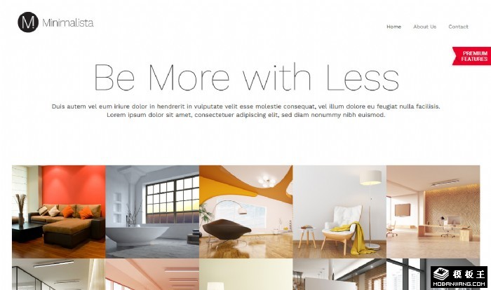 产品图集展示网页模板