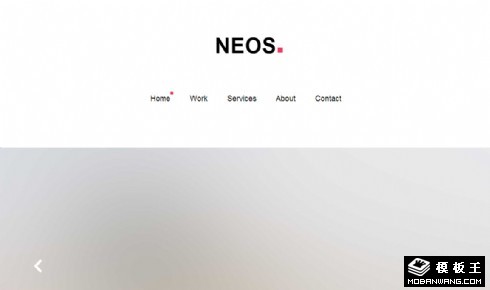 服务功能展示响应式网站模板