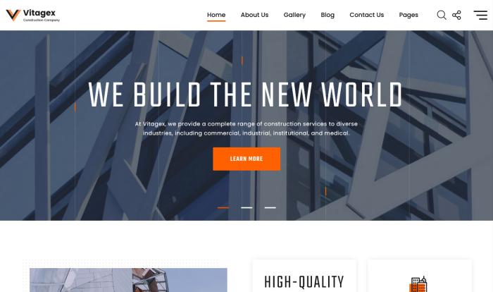 商业住宅建筑公司网站模板