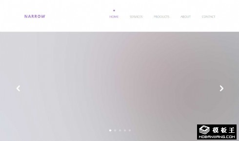 简约企业项目展示响应式网页模板