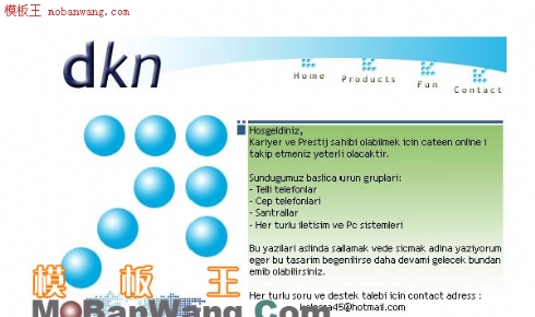 欧美风格首页导航条模板