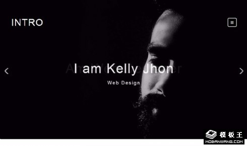 设计师专业展示响应式网页模板