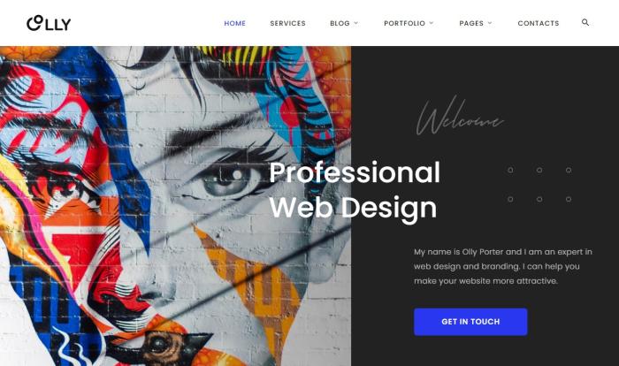 全能网页设计服务网站模板