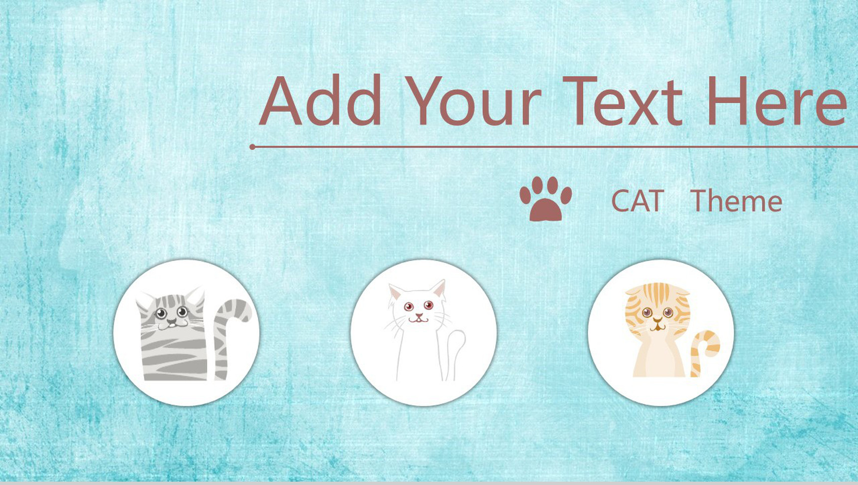 可爱动物宠物保护行业PPT模板