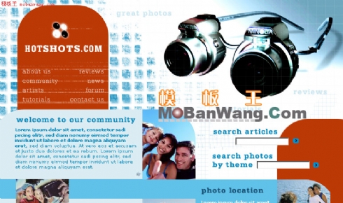 摄影相关_欧美模板