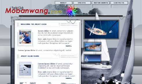 快艇俱乐部网页模板