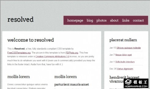 灰色噪点解决方案网页模板