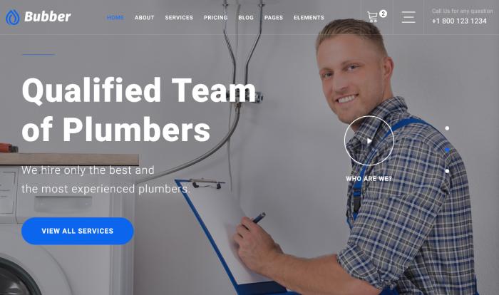 管道排水维修服务网站模板