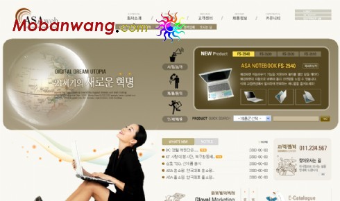 IT产品信息中心网页模板