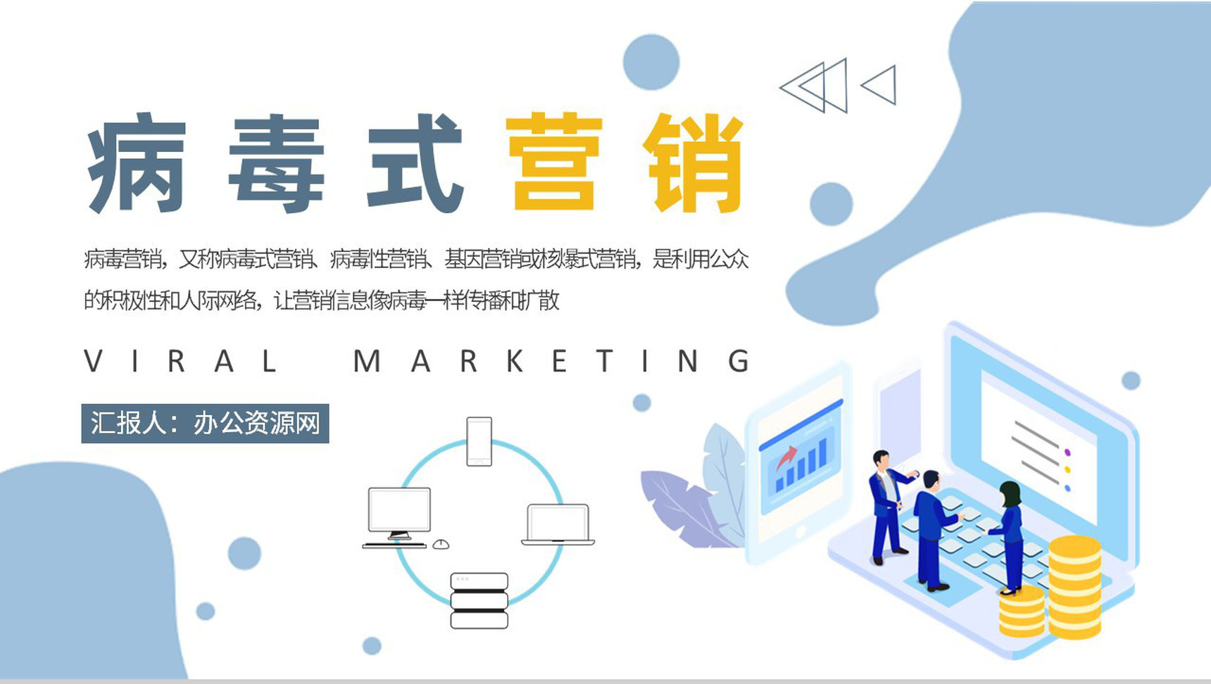 公司口碑传播策略方法总结病毒式营销的特点介绍PPT模板