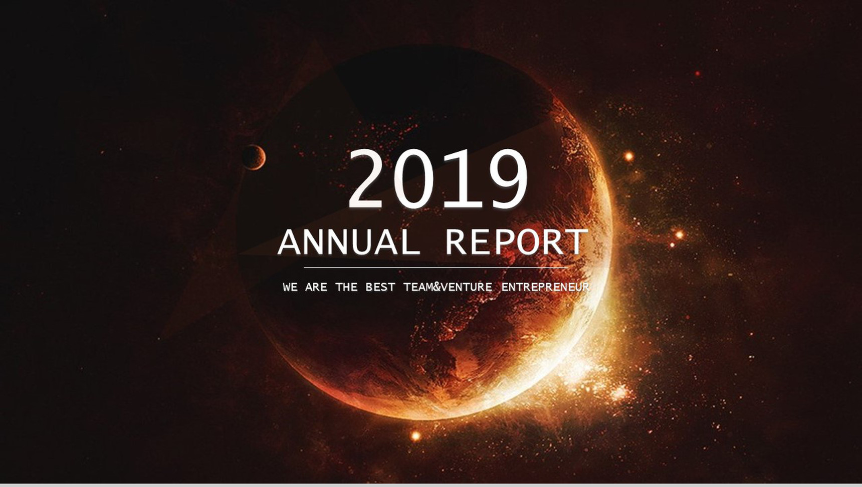 黑底大气科技风商务融资企业宣传PPT模板