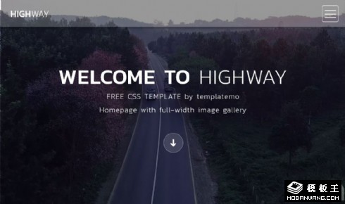 旅行图集展示响应式网站模板