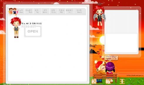 韩国超级可爱的卡通模板