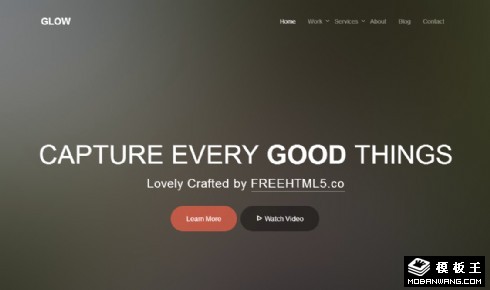 软件产品演示介绍响应式网站模板