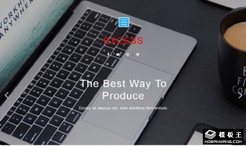 金融数据分析服务响应式网页模板