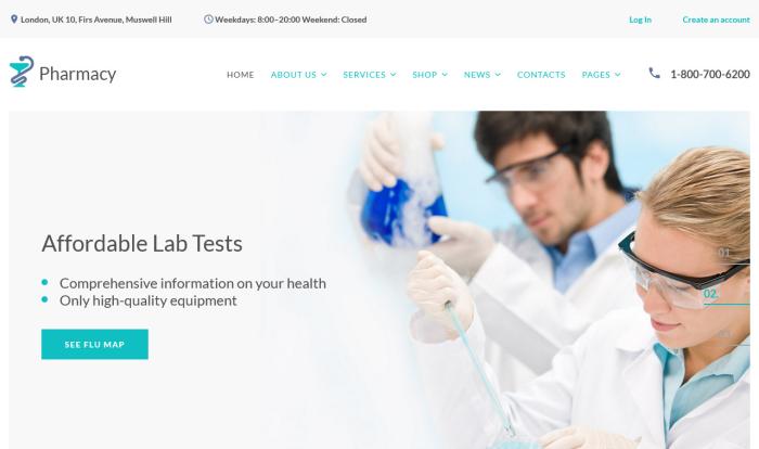 一站式健康管理与购药平台网站模板