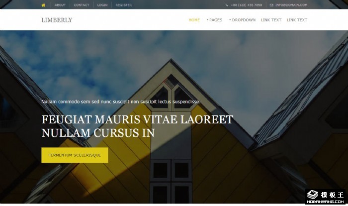 艺术创意空间网页模板