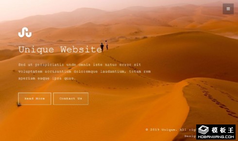 独特服务团队介绍响应式网站模板